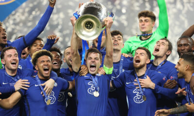 Esultanza Champions League Chelsea