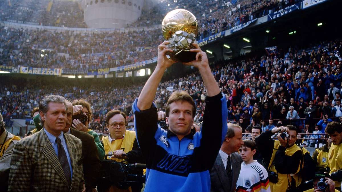 L'Inter ricorda il Pallone d'Oro di Ronaldo e Matthaus - FOTO 26 Matthaus 00199338g 1