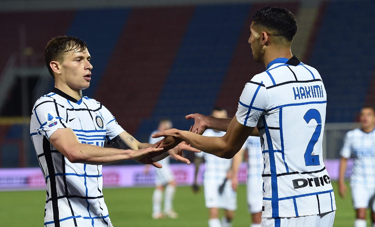 Siparietto social tra Hakimi e Barella. Il commento del nerazzurro 28 esult gol Hakimi DAN 4972 1