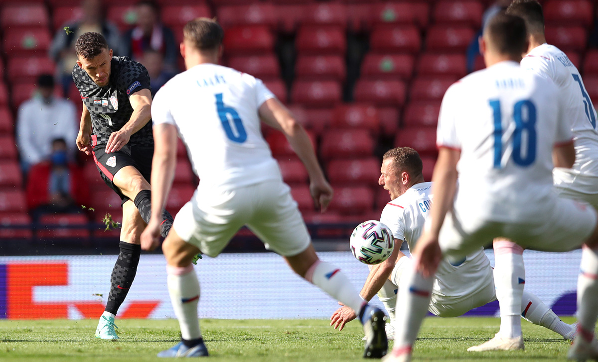 Euro 2020, Croazia-Rep Ceca - Perisic segna e risponde a Schick 26 Gol Perisic