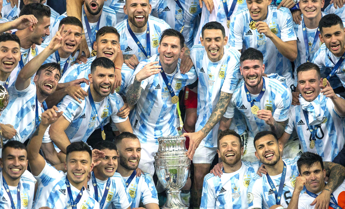 Trionfo Argentina Lautaro, la gioia di Zanetti: «Lavoro paga sempre» - FOTO 26 Argentina Copa America