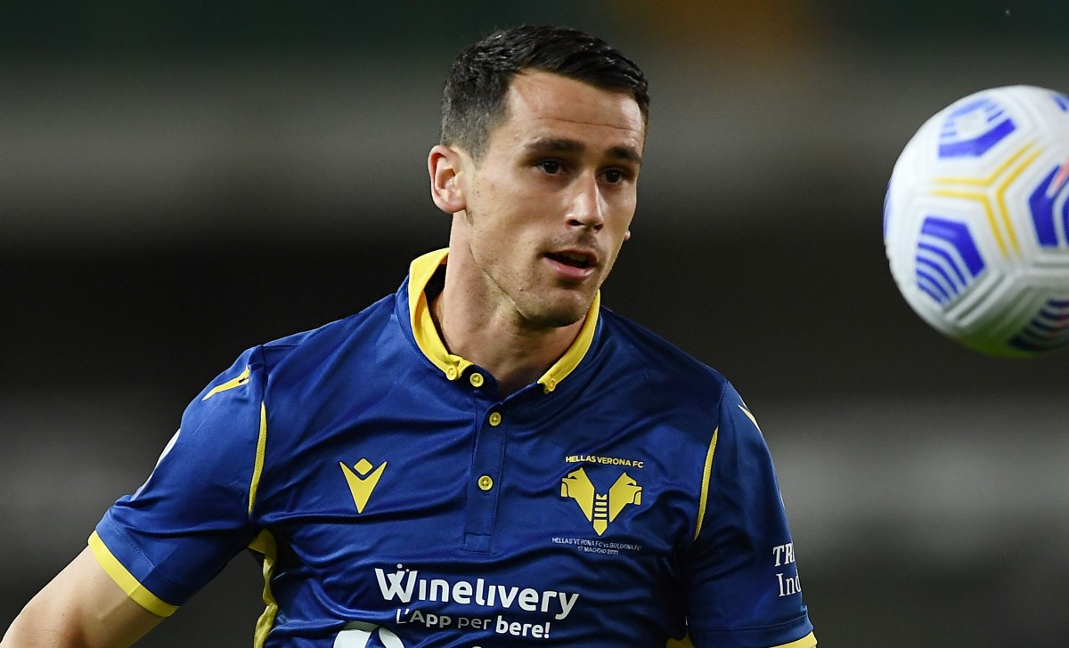 Verona, si ferma Kevin Lasagna: può saltare la prima con l'Inter 26 Lasagna MG5 6150 1