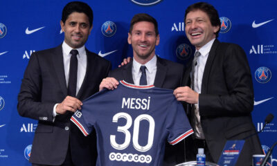 Al Khelaifi Messi Leonardo