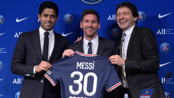 Al Khelaifi Messi Leonardo