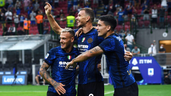 Esultanza Inter Dzeko