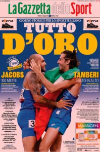 Le Prime Pagine dei Quotidiani Sportivi di Oggi – 2 agosto 33 Gazzetta dello Sport