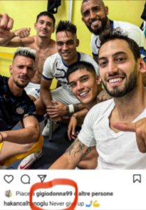 Inter, Calhanoglu uomo spogliatoio e spunta il like di Donnarumma - FOTO 29 Schermata 2021 08 28 alle 18.15.23