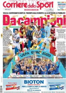 Le Prime Pagine dei Quotidiani Sportivi di Oggi – 21 agosto 34 corriere dello sport 2021 08 21 612028f779542