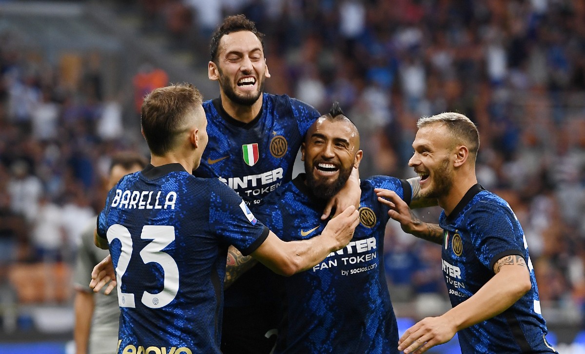 Milan Inter: un grosso dubbio per Inzaghi. Le ultime verso il derby 26 esult gol Vidal MG5 7668 1