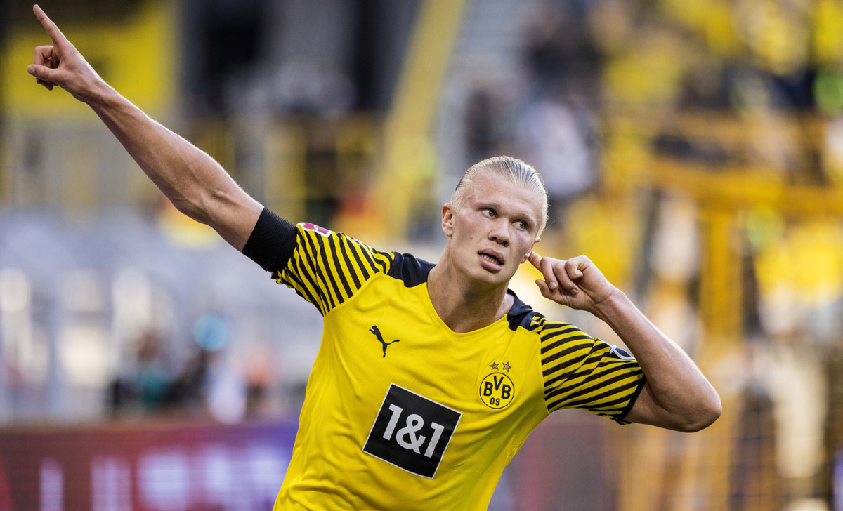 Haaland, Raiola incontra il Manchester City: trasferimento in estate? 26 esultanza Haaland