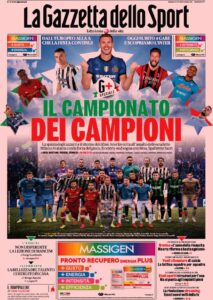 Le Prime Pagine dei Quotidiani Sportivi di Oggi – 21 agosto 33 la gazzetta dello sport 2021 08 21 61207bda45fb4