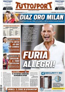 Le Prime Pagine dei Quotidiani Sportivi di Oggi – 24 agosto 32 tuttosport 2021 08 24 612421c8de63f