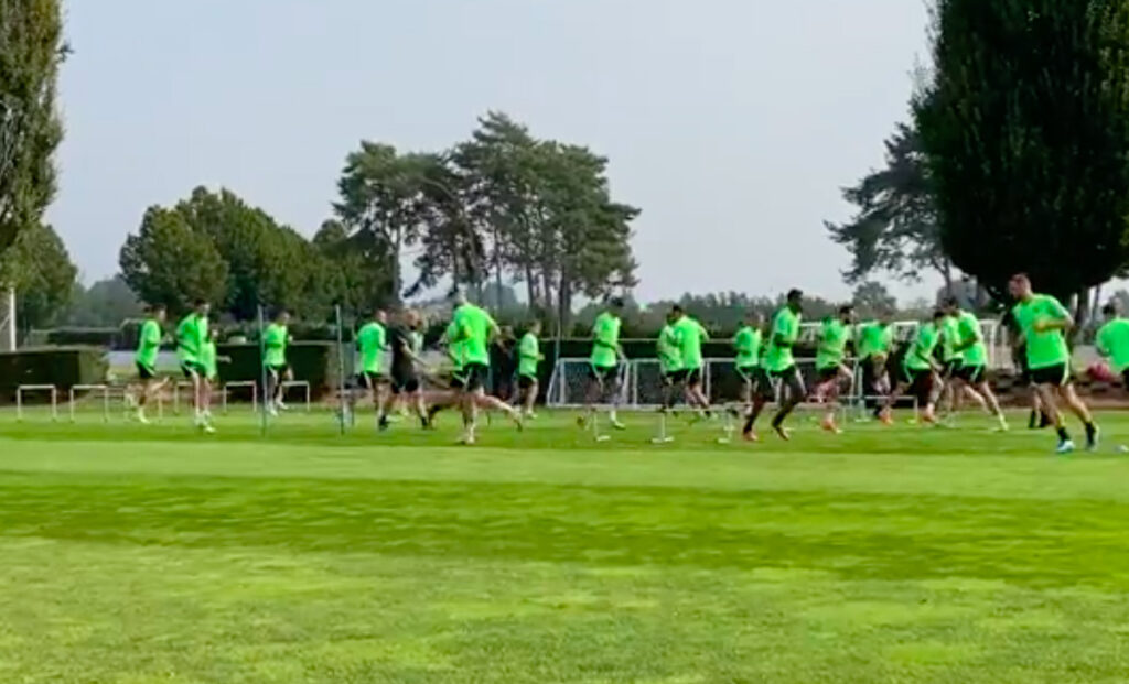 Allenamento Inter