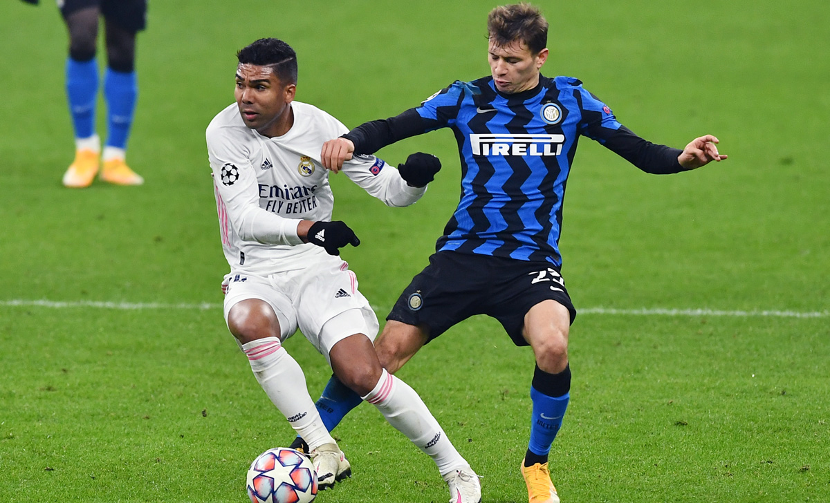 Casemiro Barella Inter Real Madrid