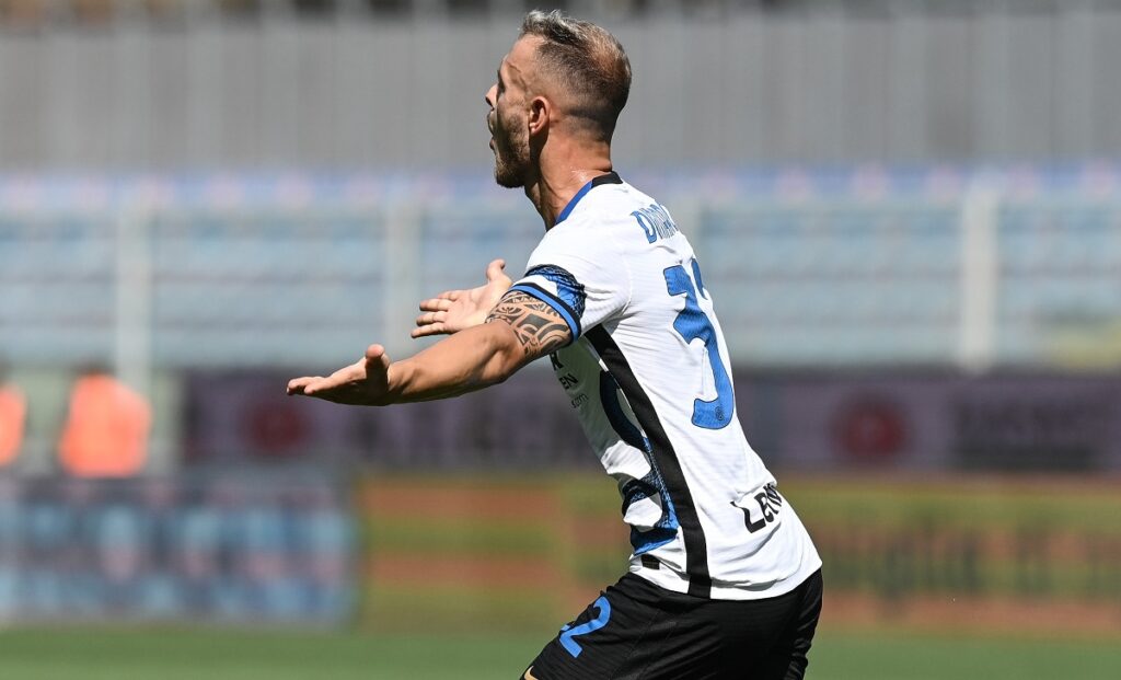 Pagelle Shakhtar Donetsk Inter: si salva solo Skriniar - VOTI 28 Esultanza Dimarco