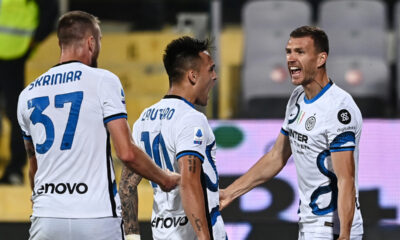 Esultanza Dzeko Inter