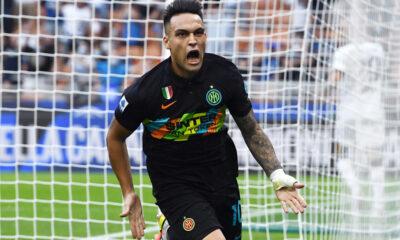 Esultanza Lautaro Martinez