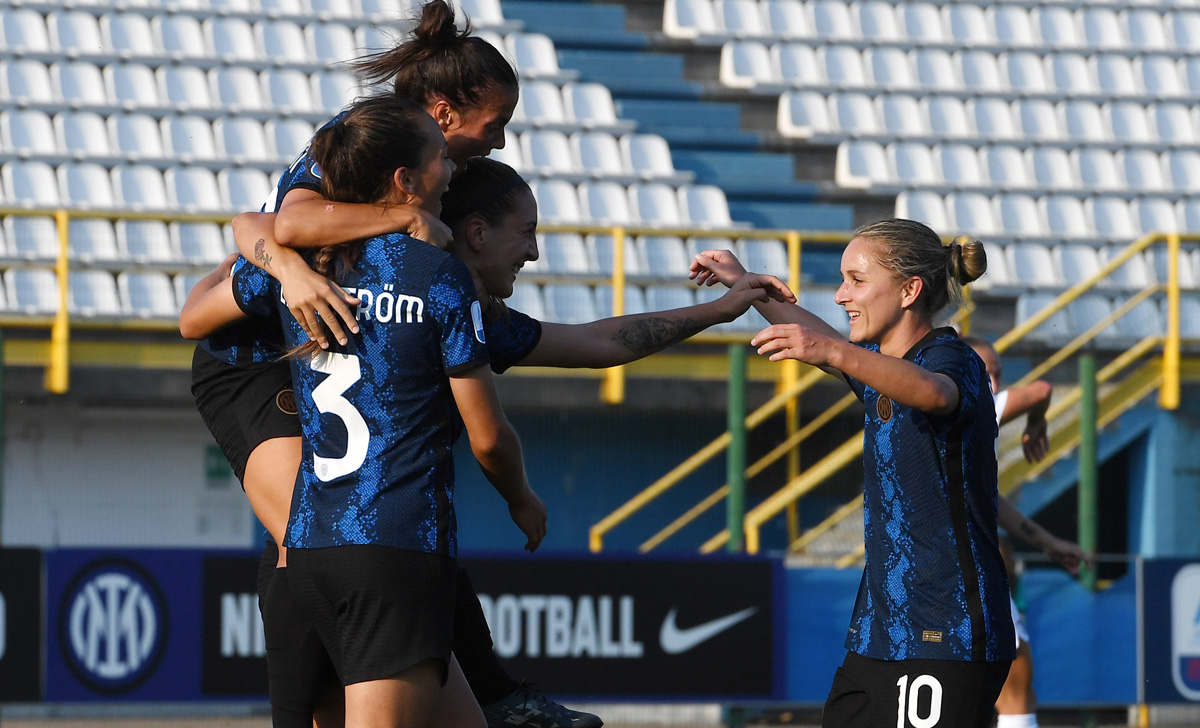 Inter Women esultanza
