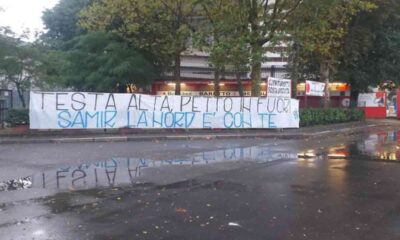 Striscione Handanovic