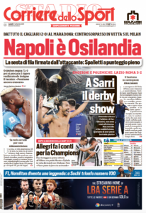 corriere dello sport 27 settembre 2021