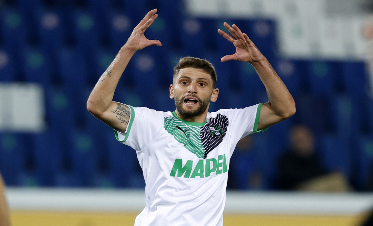Sassuolo Inter, occhio a Berardi: che numeri contro i nerazzurri 26 esult gol Zappacosta DX30987