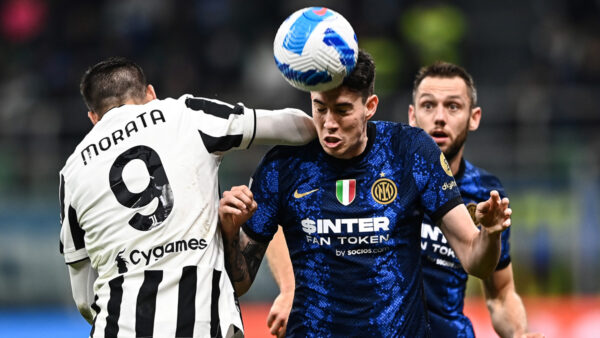 Bastoni Morata Inter Juve