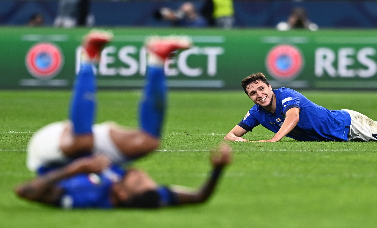 Italia, interrotto il record di imbattibilità: sconfitta dopo 37 partite 26 Chiesa MG8 5240