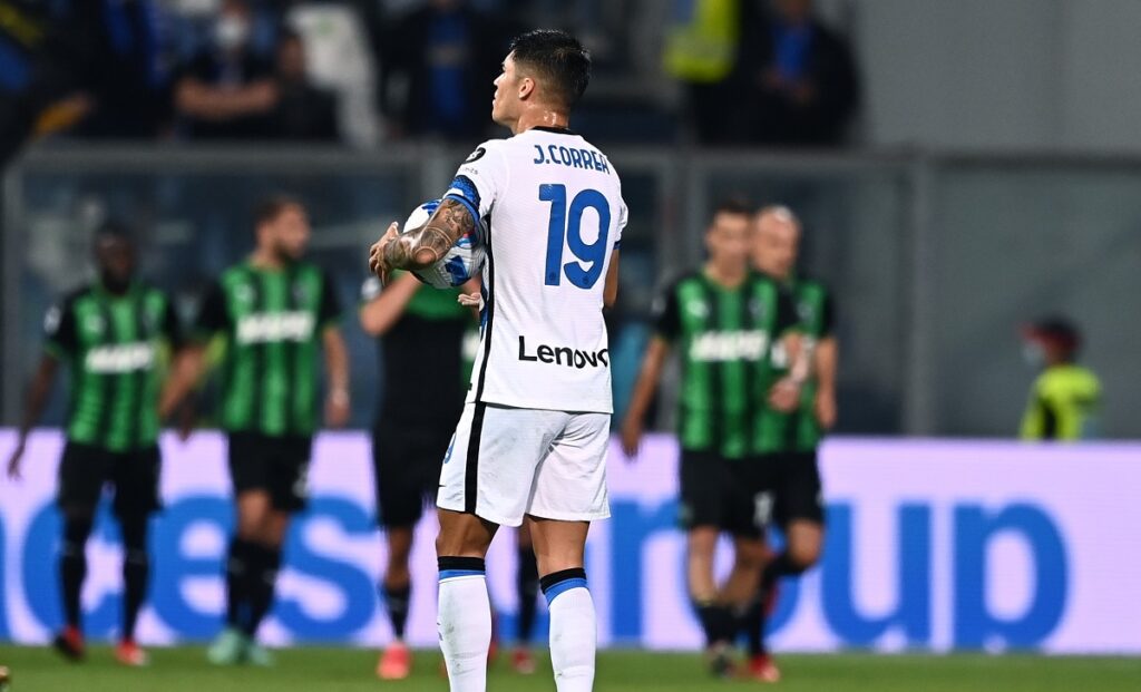 Pagelle Sassuolo Inter: San Dzeko, difesa nerazzurra da horror- VOTI 28 Correa 1