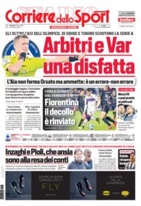Le Prime Pagine dei Quotidiani Sportivi di Oggi – 19 ottobre 34 Corriere dello Sport 2