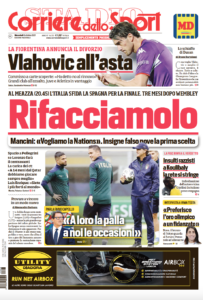 Le Prime Pagine dei Quotidiani Sportivi di Oggi – 6 ottobre 34 Corriere dello Sport
