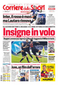 Le Prime Pagine dei Quotidiani Sportivi di Oggi – 29 ottobre 34 Corriere dello Sport 5