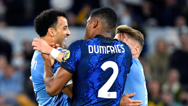 Dumfries Felipe Anderson Lazio Inter