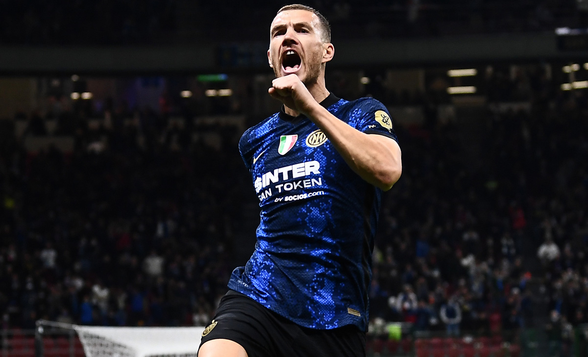 Dzeko, quinto gol in quattro partite a San Siro: solo due nerazzurri hanno fatto meglio 26 Dzeko 6