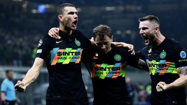 Dzeko Barella Skriniar Inter