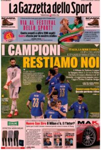 Le Prime Pagine dei Quotidiani Sportivi di Oggi – 7 ottobre 33 Gazzetta dello Sport 1