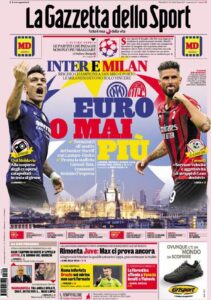 Le Prime Pagine dei Quotidiani Sportivi di Oggi – 19 ottobre 33 Gazzetta dello Sport 2