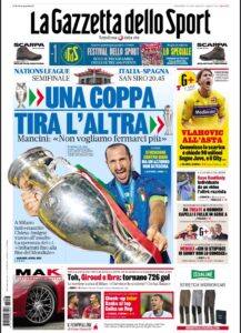 Le Prime Pagine dei Quotidiani Sportivi di Oggi – 6 ottobre 33 Gazzetta dello Sport