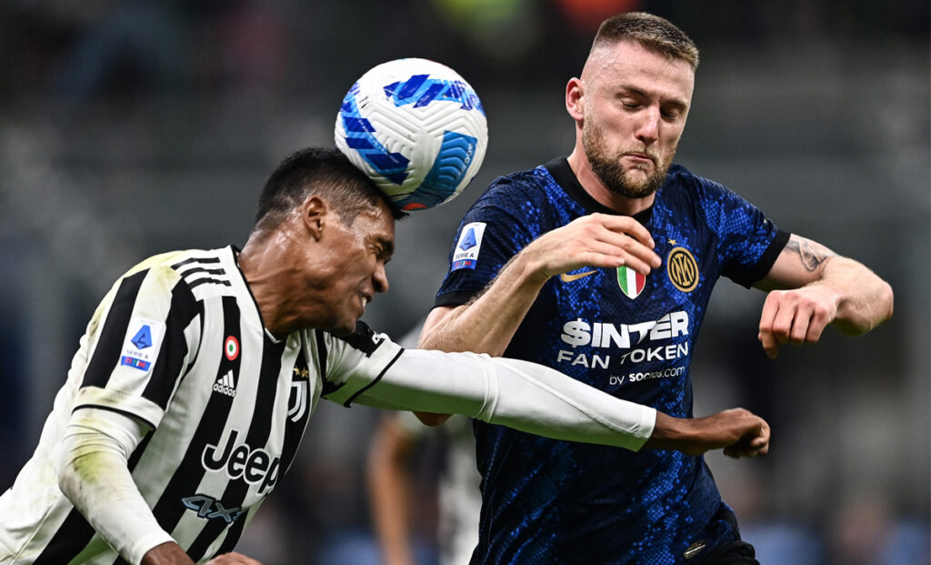 Inter Juve 1-1: Dybala risponde a Dzeko, a San Siro finisce in parità 1 Skriniar Danilo Inter Juve 1