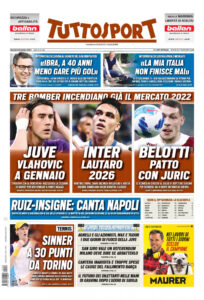 Le Prime Pagine dei Quotidiani Sportivi di Oggi – 29 ottobre 35 Tuttosport 00.22.13