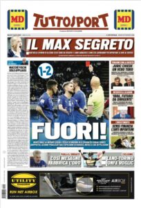 Le Prime Pagine dei Quotidiani Sportivi di Oggi – 7 ottobre 35 Tuttosport 1