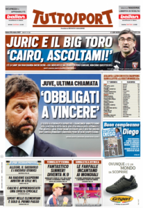 Le Prime Pagine dei Quotidiani Sportivi di Oggi – 30 ottobre 35 Tuttosport 1