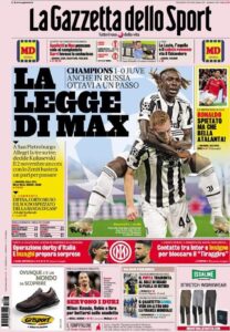 Le Prime Pagine dei Quotidiani Sportivi di Oggi – 21 ottobre 27 WhatsApp Image 2021 10 21 at 07.28.59 1