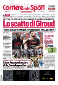 Le Prime Pagine dei Quotidiani Sportivi di Oggi – 27 ottobre 28 cor 3