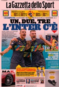Le Prime Pagine dei Quotidiani Sportivi di Oggi – 20 ottobre 27 gazza 1