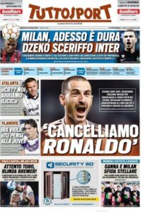 Le Prime Pagine dei Quotidiani Sportivi di Oggi – 20 ottobre 29 tutto 1