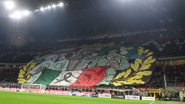 Coreografia tifosi Milan