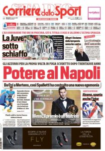 Le Prime Pagine dei Quotidiani Sportivi di Oggi – 30 novembre 34 Corriere 6