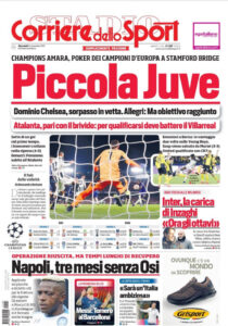 Le Prime Pagine dei Quotidiani Sportivi di Oggi – 24 novembre 34 Corriere dello Sport 1