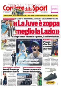 Le Prime Pagine dei Quotidiani Sportivi di Oggi – 19 novembre 34 Corriere dello Sport