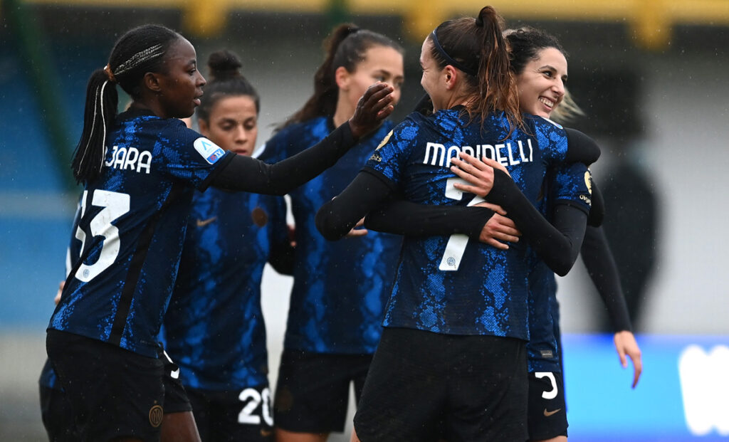 Esultanza Inter Women